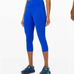 Lululemon fast and free crop leggings sz 4